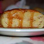 recette Gâteau leger au pommes et son caramel coulant