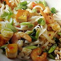 recette Pad Thaï de crevettes