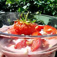 recette Soupe de fraises au miel exotique