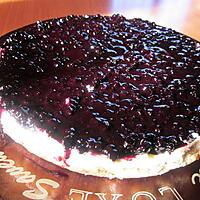 recette CHEESECAKE AUX MYRTILLES