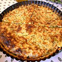 recette Quiche sans pâte à la macédoine.