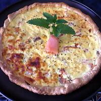 recette Quiche saumon fumé/pétoncles