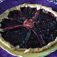 recette Tarte confiture de myrtilles