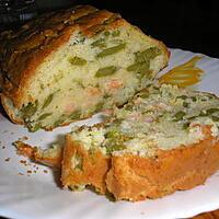 recette cake aux asperges et saumon fumé