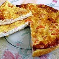 recette Quiche au crabe et aux crevettes