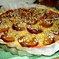 recette Tarte aux quetsches et à l’amande