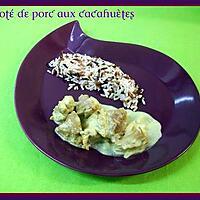 recette Mijoté de porc aux cacahuètes