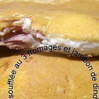 recette crepes soufflés au 3 fromage et jamon de dinde