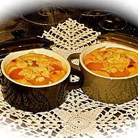 recette ABRICOTS AMANDINE EN COCOTTE