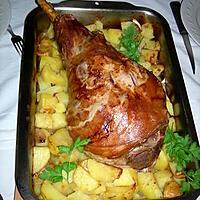 recette gigot d'agneau et pommes de terre