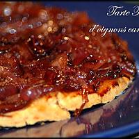 recette Tarte Tatin d'oignons caramélisés