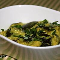 recette Courgettes aux épices, façon indienne