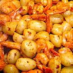 recette Pommes de Terre Nouvelle et Queues de Crevettes