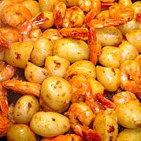 recette Pommes de Terre Nouvelle et Queues de Crevettes