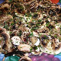 recette Salade de champignons crus au sésame