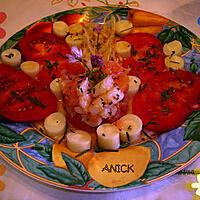 recette Salade de crevettes acidulées