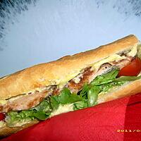 recette le sandwiches du stade vel' (poulet-curry)