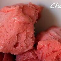 recette Glace à la fraise