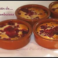 recette Gratin de framboises