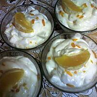 recette petit dessert orange chantilly