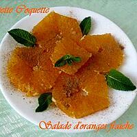 recette Salade d'oranges comme au Maroc