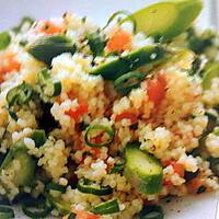 recette Salade de couscous aux asperges et tomates