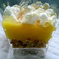 recette tarte au citron en verrine