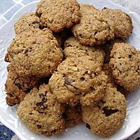 recette COOKIE.aux choco..et flocons d avoine