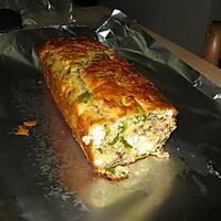 recette Cake poivron lardons feta