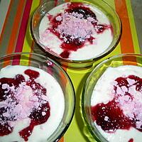 recette fromage blanc au coulis de framboises