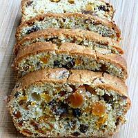recette Cake aux abricots secs, raisins & figues