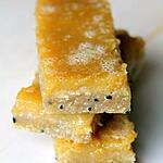 recette Barre au citron & au nigelle