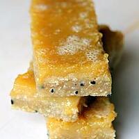 recette Barre au citron & au nigelle