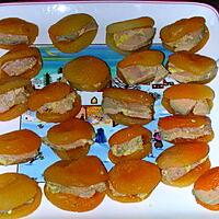 recette Abricots fourrés au foie gras