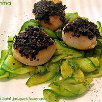 recette Coquilles saint jacques à la tapenade