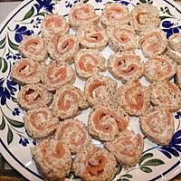recette Roulés de saumon au gingembre