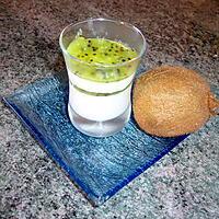 recette Panna cotta aux kiwis...