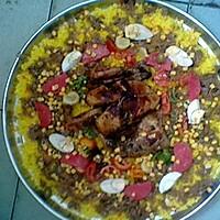 recette YASSA AU POULET ET RIZ SAFRANE