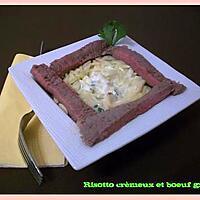 recette Risotto crémeux & bœuf grillé