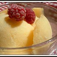 recette Sorbet à la mangue (sans sorbetière)