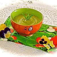 recette VELOUTE DE PETITS POIS A LA MENTHE