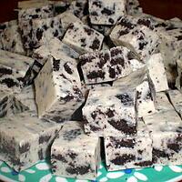 recette fudge chocolat blanc et oreo