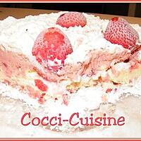 recette VACHERIN FRAISE - VANILLE