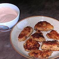 recette Nuggets maison et sauce rose