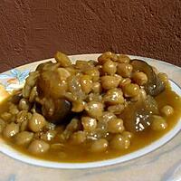 recette "Hargma" ou pieds de veau aux pois chiches et raisins secs (spécialité Marocaine)