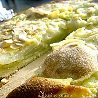 recette Tarte amandine aux poires