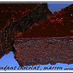 recette fondant choco-marron poudré d'espelette