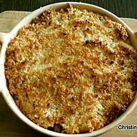 recette Crumble de mangue-coco