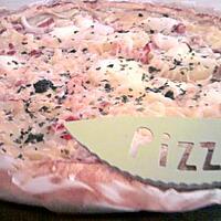 recette Pizza blanche crémeuse