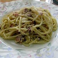 recette Spaghettis aux oeufs